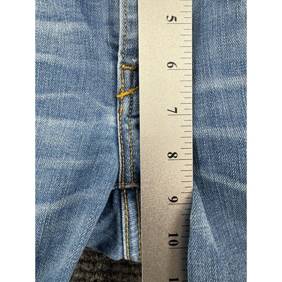 Raleigh Denim Jeans Womens 27 Blue Straight Leg Light Wash Mid Rise 5 Pocket - Picture 3 of 16